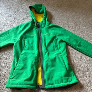 Columbia University of Oregon Women’s Waterproof Sherpa Lined Hooded Jacket